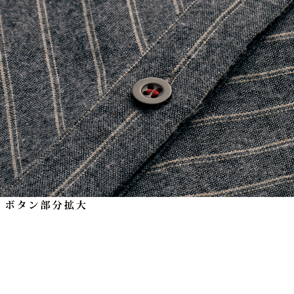 ストライプ切替シャツジャケット | 京都通販ミセスのファッション館・本店