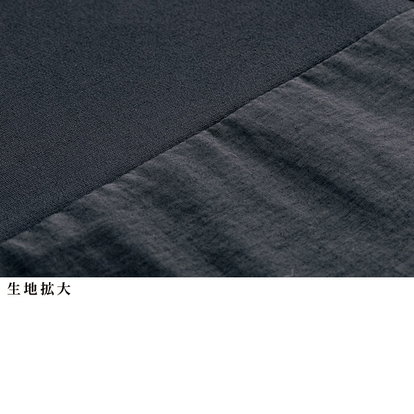 異素材使いノーカラージャケット
