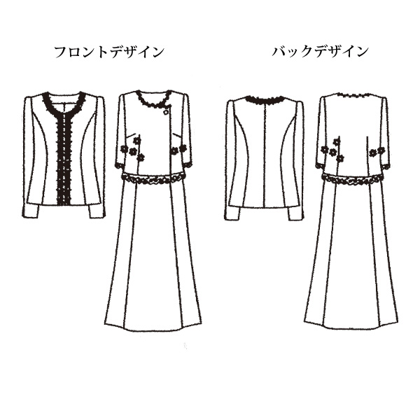 レース使いデザインアンサンブル