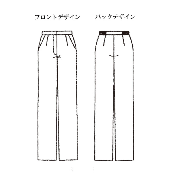 ウール100% ジョーゼットパンツ(股下64cm) / 大きいサイズ 9 ウール100% ジョーゼットパンツ(股下64cm) / 大きいサイズ 9