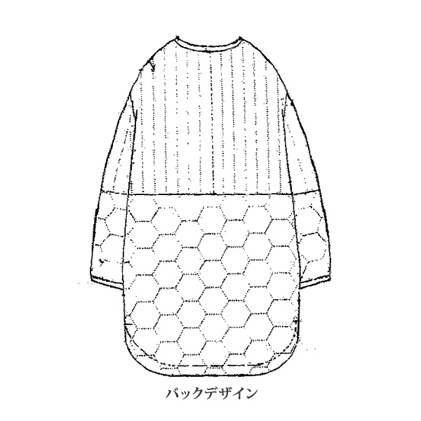 キルトデザイン中わたコート