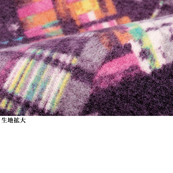 タックデザインプリントチュニック