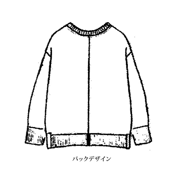 シルク100％ニットプルオーバー クルーネック | 京都通販ミセス