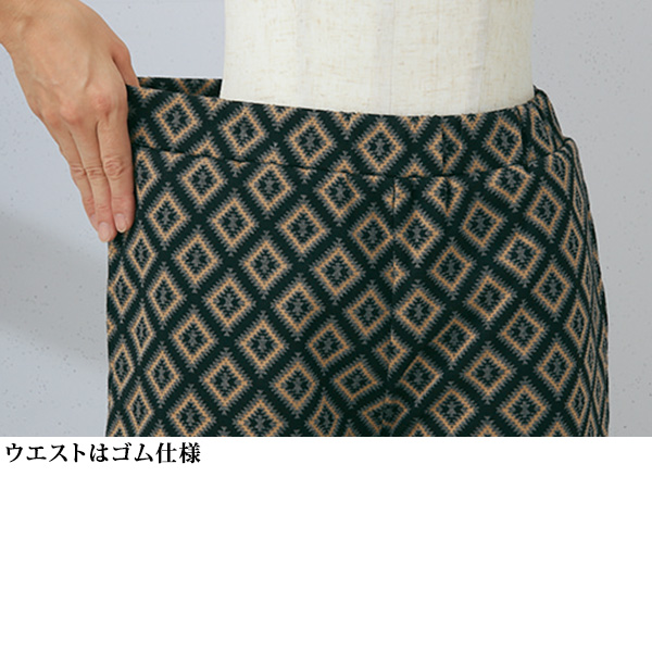 プリントセミワイドパンツ（股下64cm）