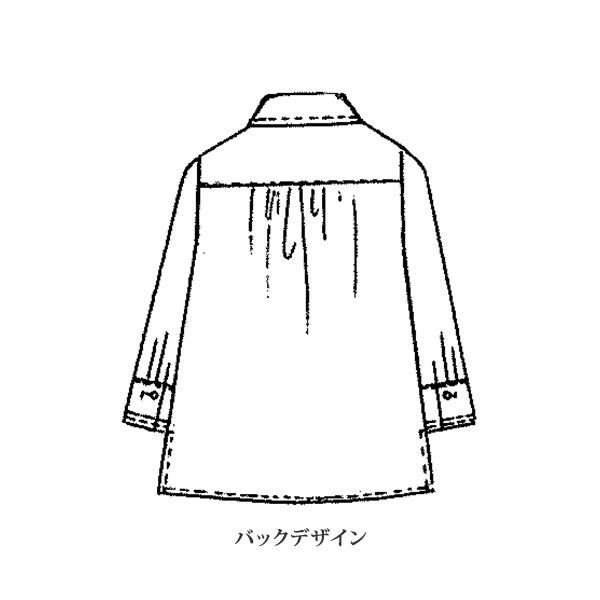 シャーリングデニムシャツジャケット
