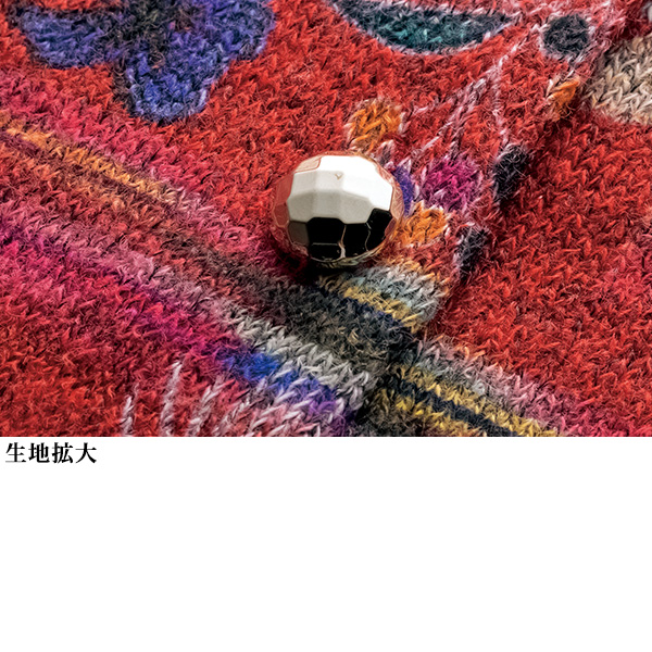 襟付プリントプルオーバー