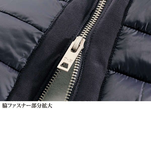 中わたキルトロングベスト