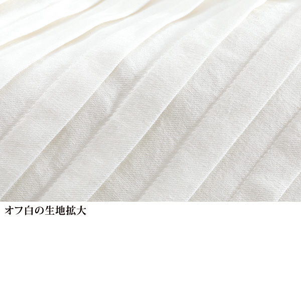 タック入りチュニックブラウス