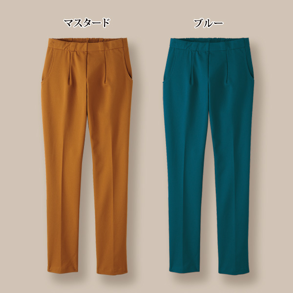 「ロイカ(R)」裏起毛ストレッチテーパードパンツ / 大きいサイズ M L LL 3L