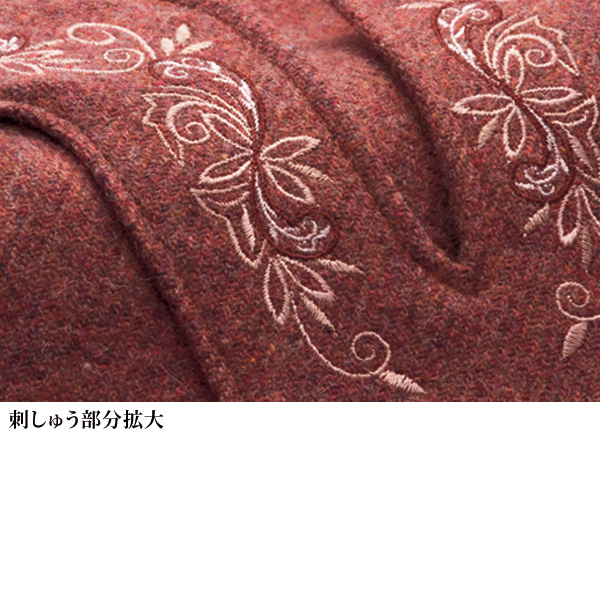 メランジ刺しゅう使いプルオーバー