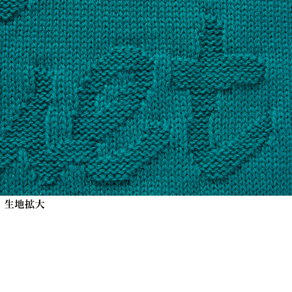 ロゴ入りジャカードセーター