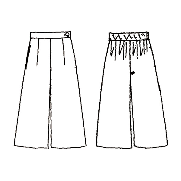 「ツムギート」ツイード調ワイドパンツ / 大きいサイズ M LL 4L