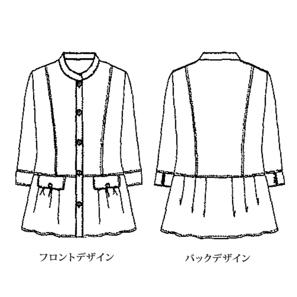 プリントプルオーバー付 ジャカードアンサンブル