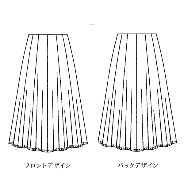 12枚はぎフレアスカート