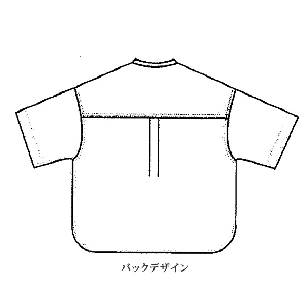 ギンガムチェック切替え羽織りブラウス