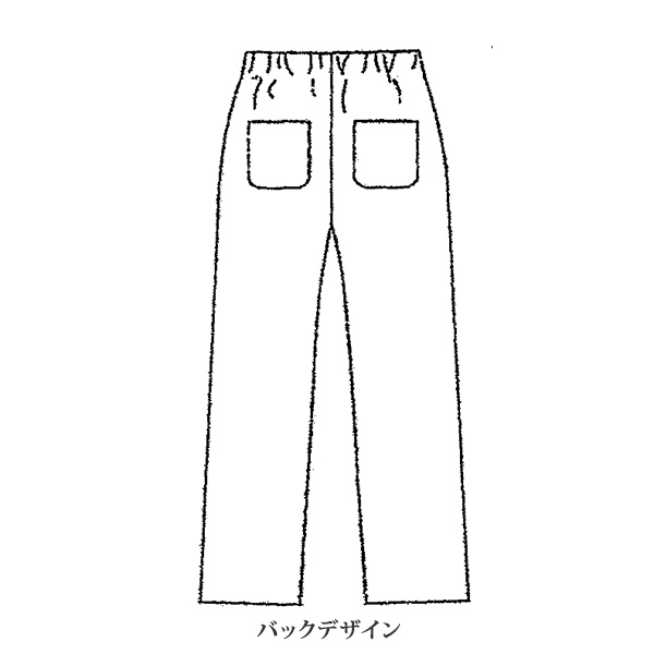 綿100％ワッシャー素材セミワイドパンツ / 大きいサイズ M L LL 3L