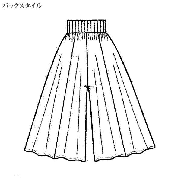 ギャザーフレアエレガントパンツ