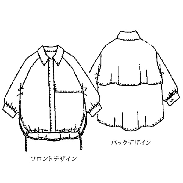ギンガムチェックデザインブラウス