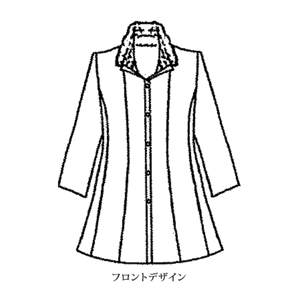 ランダム水玉柄ブラウスジャケット | 京都通販ミセスの