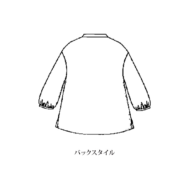 塩縮ドットブラウス