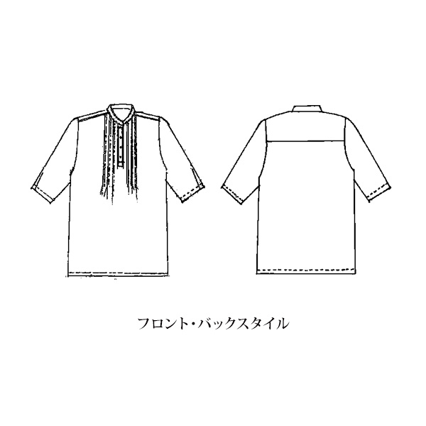 リバティプリント デザインシャツチュニック