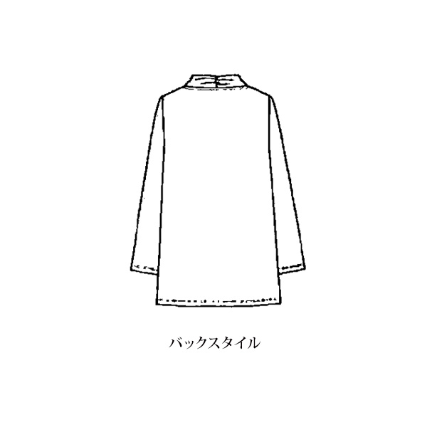 レース×総柄プリントカーディガン