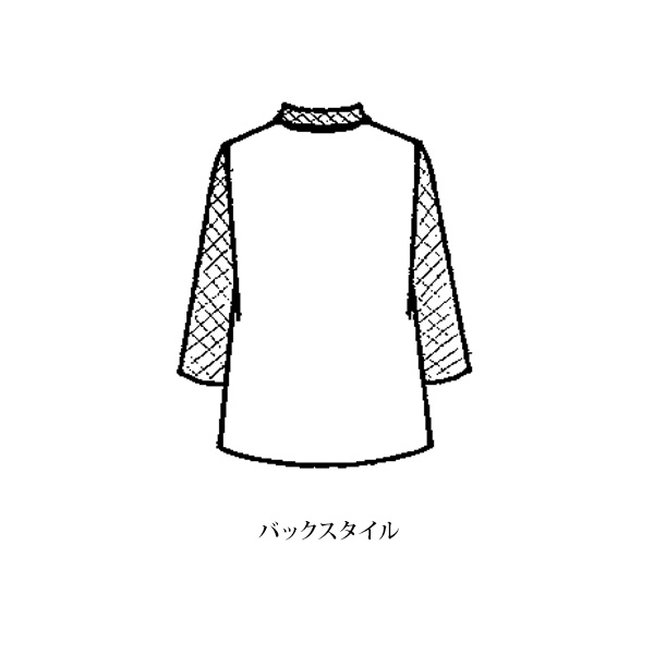 綿混レース使いカットソープルオーバー