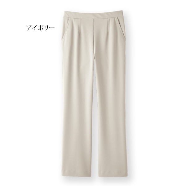 「ゼログ」セミブーツストレートパンツ / 大きいサイズ M L LL 3L 4L