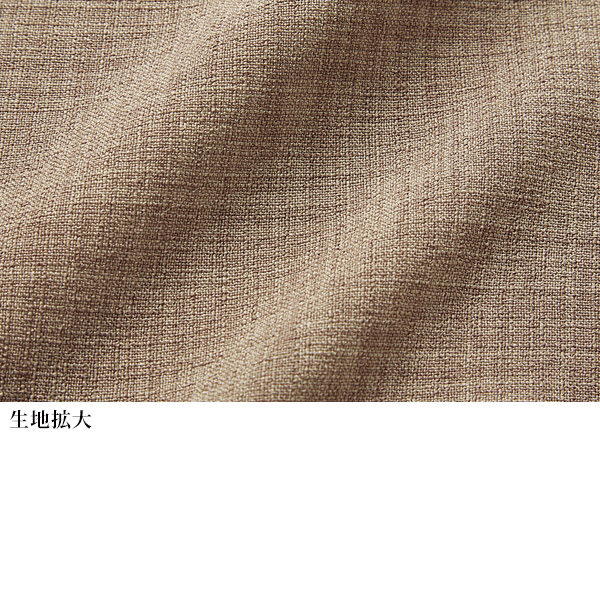 麻調素材 ショール襟ジャケット / 大きいサイズ M LL 4L