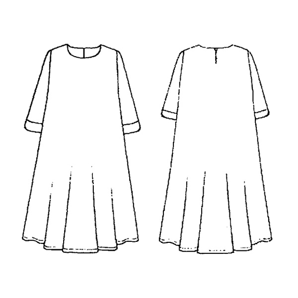 刺しゅうワンピース / 大きいサイズ M LL 4L