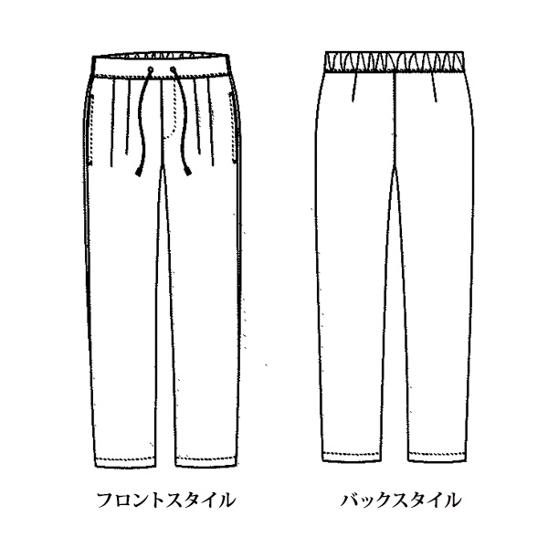 フロントタックイージーパンツ