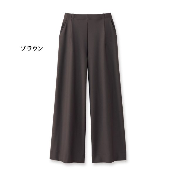 しなやかキュロットパンツ（股下59cm） | 京都通販ミセスの