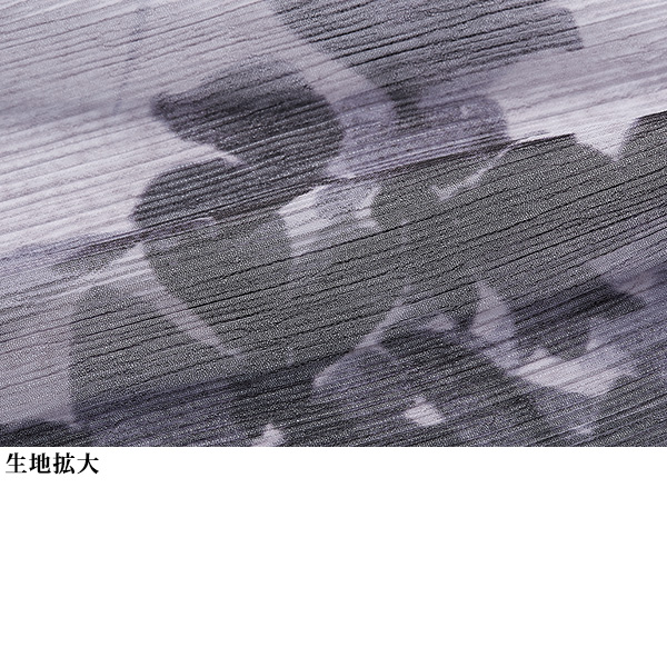 楊柳プリントブラウス / 大きいサイズ 4L