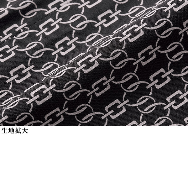 総柄ボウタイブラウス / 大きいサイズ 4L