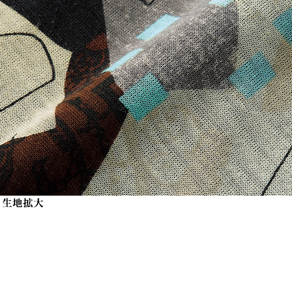 プリント切替えプルオーバー