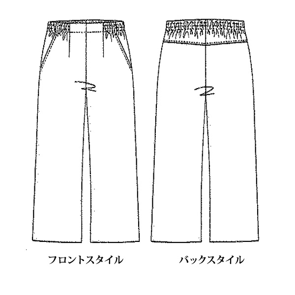 お家で洗えるセミワイドパンツ / 大きいサイズ M L LL 3L