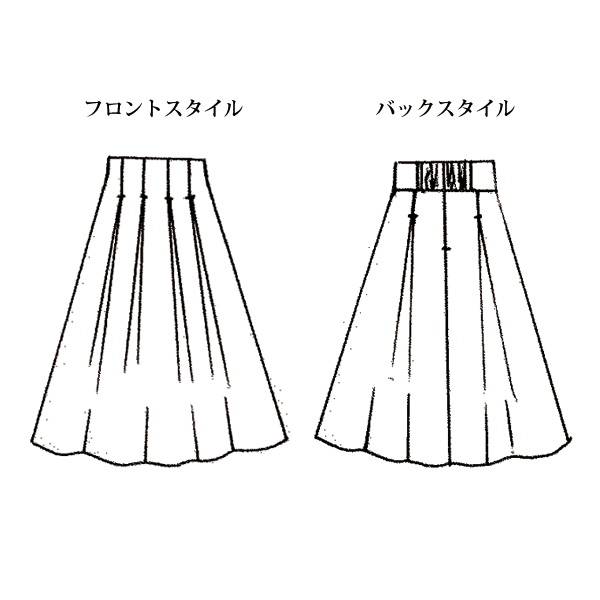 キルトフレアスカート