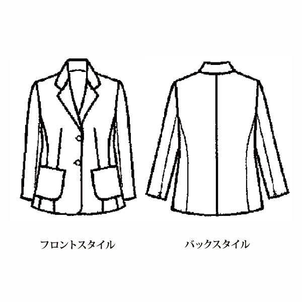 変わりジャカード織 杢調テーラードジャケット