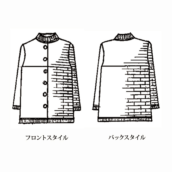 変化編みニットロングカーディガン