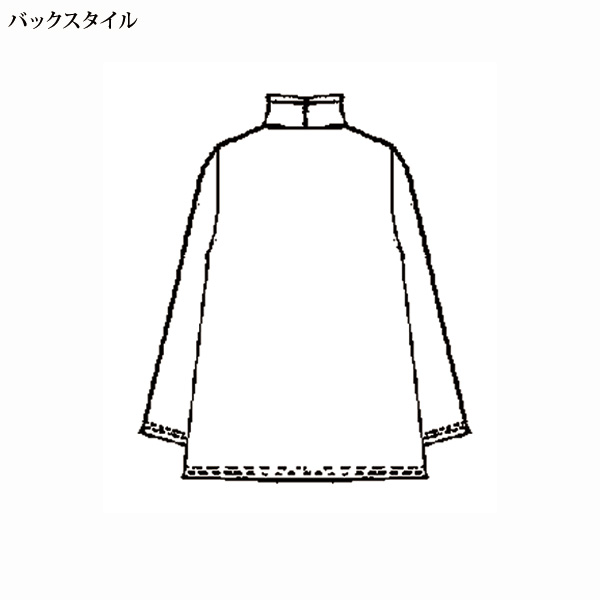 起毛プリント切替えチュニック