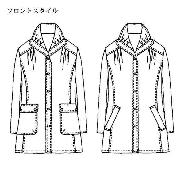 リバーシブルライトコート