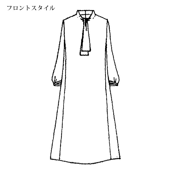 ジャカードプリントワンピース / 大きいサイズ M LL 3L 4L