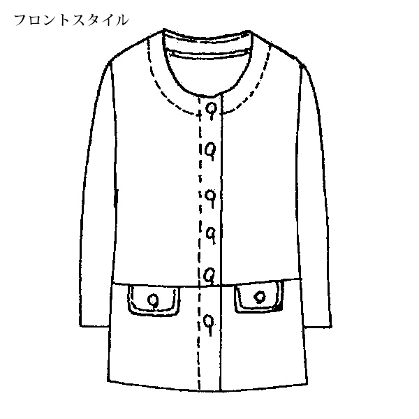 ミックス調ジャージージャケット / 大きいサイズ M LL 4L