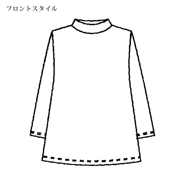 総柄スタンドプルオーバー / 大きいサイズ M LL 4L