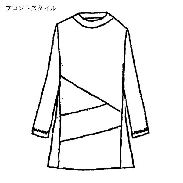 プリント切替えプルオーバー / 大きいサイズ 3L