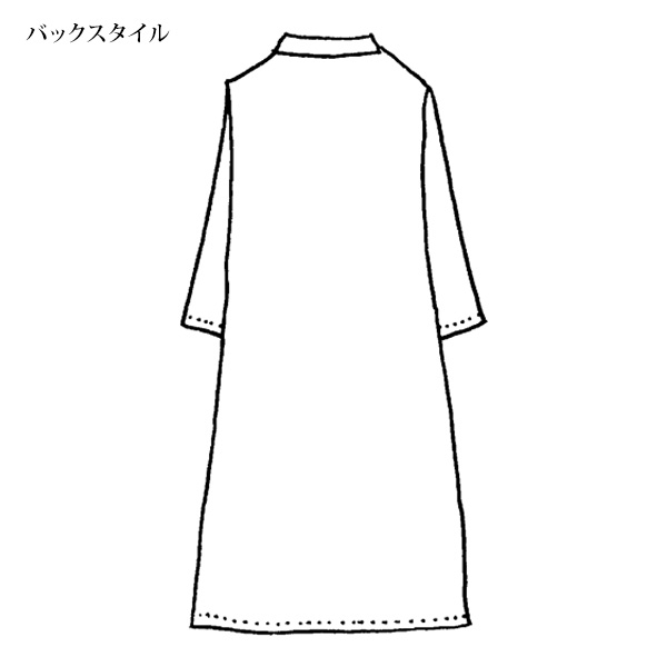総柄ワンピース / 大きいサイズ M 3L