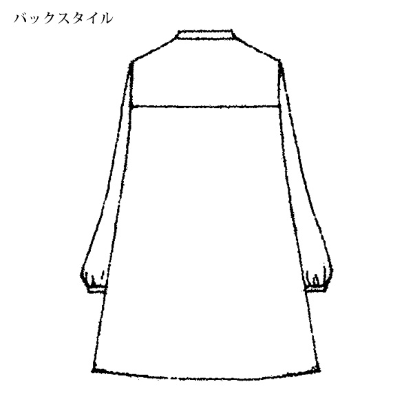 ウール混先染めブラウスジャケット / 大きいサイズ M LL 3L 4L