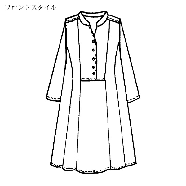 デザインワンピース / 大きいサイズ M LL 4L