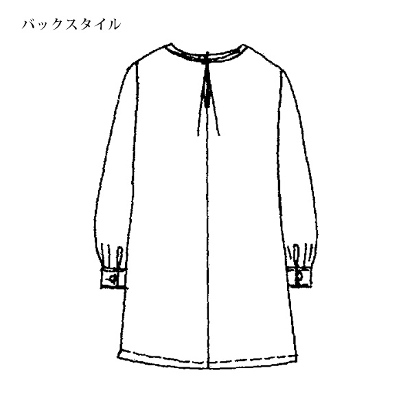 リバティプリントチュニックブラウス / 大きいサイズ M LL 4L
