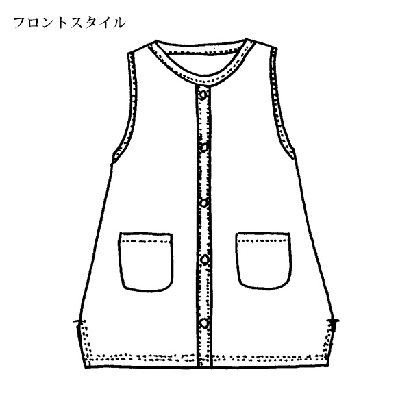 ツイード調ベスト / 大きいサイズ M LL 3L